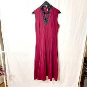 Red Lindy Bop Swing Dress